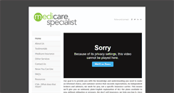 Desktop Screenshot of medicarespecialist.com